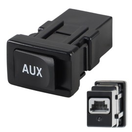 KPALAG Aux Port Input Auxiliary Jack Audio Stereo Adapter Compatible with Toyota Camry 2007-2008 4Runner RAV4 FJ Cruiser Prius Yaris Lexus LS460 ES350 2007-2010 Replace# 86190-06010 86190-53010