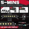 OFFROADTOWN 8 inch 120W LED Light Bar Single Row LED