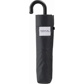Miyajima 39310 Folding Umbrella, For Rain or Shine, 21.7 inches (55 cm), Flower Form, Black