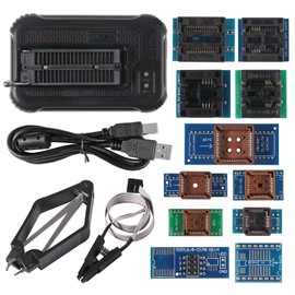 ACEIRMC T48 (TL866-3G) Programmer Support 34000+ ICS for SPI/Nor/NAND Flash/EMMC BGA/TSOP/SOP/PLCC (T48 Programmer Host+13 Adapter)