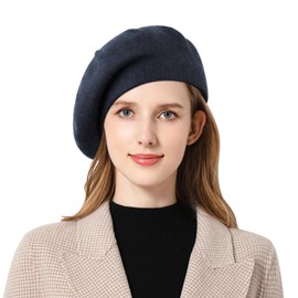 Genfien Winter Hats for Women Knit Beanie Hat for Ladies Fleece Line Skull Cap Beanie Hat with Double Layer for Women Girls One Size Grey