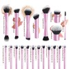MAANGE 20 Pcs Makeup Brushes with Gift Box, Double-End Multi-functional