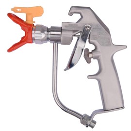 GDHXW 243283 Airless Spray Gun 5000 PSI Silver Airless Paint Spray Gun with Base and 517 Tip Spayer