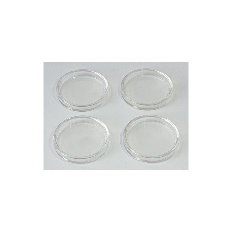 Pianelli Set of 4 Pianelli Clear Piano Coasters 70mm Floor