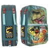 Depesche 11757 Dino World Danger-Filled 3-Compartment Pencil Case with Trex