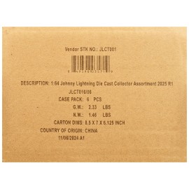 DCD Johnny Lightning 2025 Collector's Tin Limited Edition 1 6 Metal Diecast 1/1/64 Model Cars Release 1