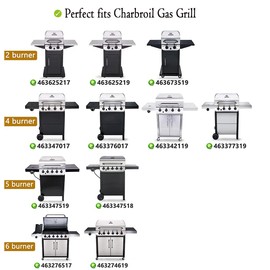 Grill Replacement Parts for Charbroil Performance 4 Burner 463342119, 463342118, 463332718, 463347017, 463376419, 463335517,463377017, Char-Broil 463342119 Parts,Char-Broil 463332718 Replacement Parts