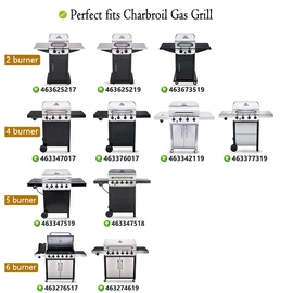 Grill Replacement Parts for Charbroil Performance 4 Burner 463342119, 463342118, 463332718, 463347017, 463376419, 463335517,463377017, Char-Broil 463342119 Parts,Char-Broil 463332718 Replacement Parts