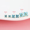 FANSING 20g Cartilage Earring 18k Gold-plated Tragus Stud 5mm CZ