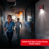 Exit Signs with Emergency Lights Battery Backup, UL Listed Double-sided