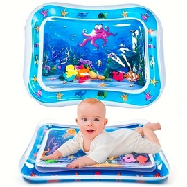 BABY TUMMY TIME WATER MAT SENSORY TOY PLAY ACTION INFANT DEVELOPMENT NON-TOXIC