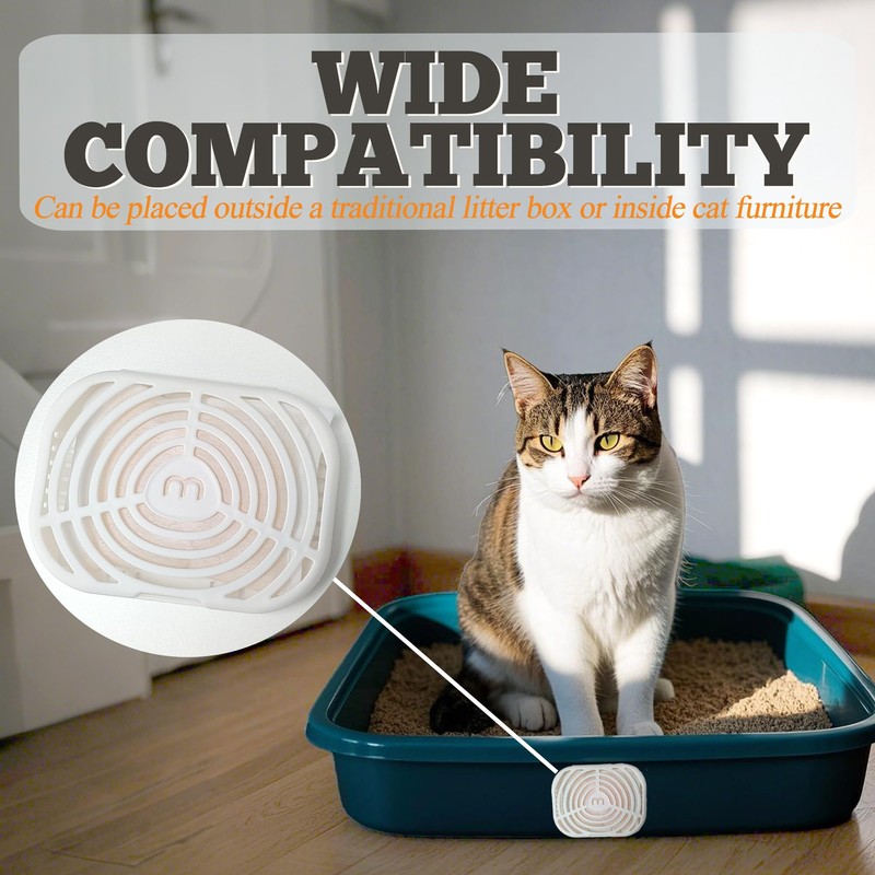 PurifyLogix Odor Remover Refills Compatible with Whisker OdorTrap Pod and