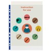 Rexel Quality A4 Punched Pockets with Blue Spine, Embossed, Pack