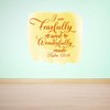 Family Fearfully and Wonderfully Made Empowering Quote Wall Decal Decoration