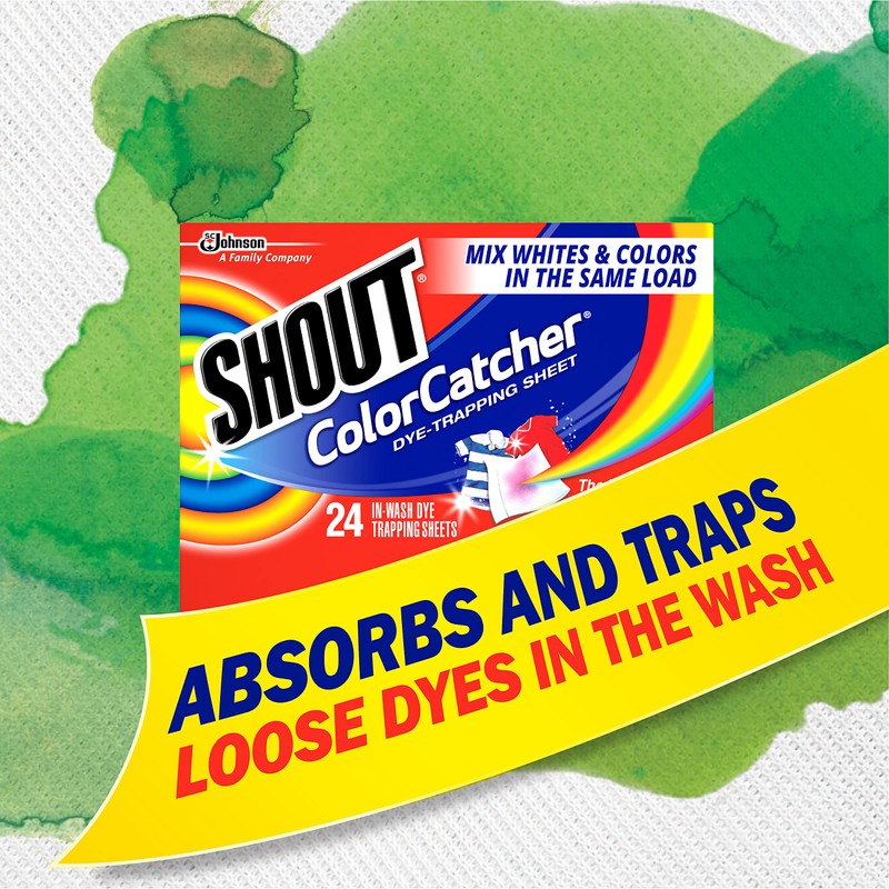 Shout Color Catchers for Laundry, Allow Mixed Washes, Prevents Color