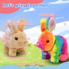 Hopearl Hopping Rabbit with Bell Interactive Electronic Pet Plush Bunny
