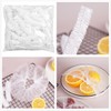 100 pcs cling cover,Elastic Transparent Stretch Food Storage Covers,reusable plastic