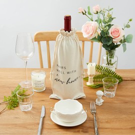 RF&CM Housewarming Gift | First Home| New Place | Housewarming Wine Bags | Gift for Her, Him | New Home Owner Gift |Housewarming Present |Moving HomePresent.