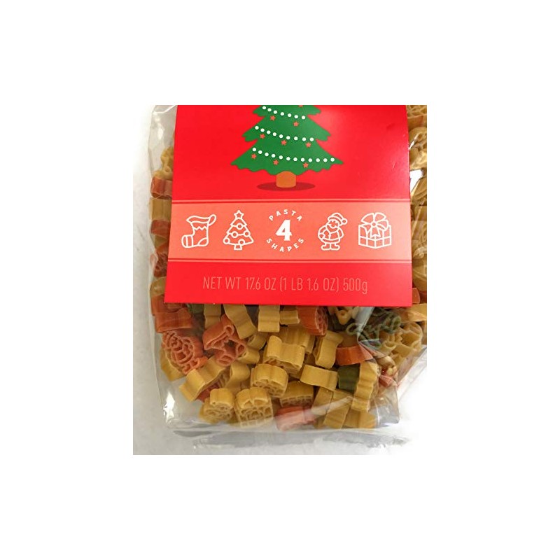 Holiday Pasta with Christmas Shapes