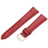 Hadley-Roma 20mm 'Men's' Leather Watch Strap, Color:red (Model: MSM717RQ 200)