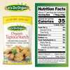 Let's Do Organic Tapioca Starch - Cornstarch Replacement, Thickening Agent,