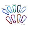 Merrowstore Carabiner, Aluminum, 10 Pieces, Gourd Shape, Length 1.8 inches