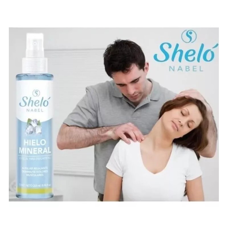 Shelo Nabel HIELO MINERAL SHELÓ NET CONTENTS 8.96 Fl oz