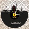 bigcopy e.K. Dortmund Skyline Wall Clock High-Quality Acrylic Glass Clock