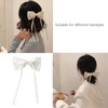White Lace Hair Clips for Women Hair Bows for Women
