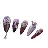 PN-032 Press-On Nails Lacquered Pack of 10 Reusable Artificial Premium