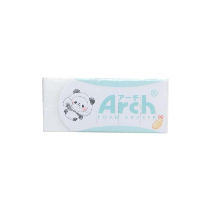 Mochi Panda Eraser Arch Mini Poppy Rubber/Lunch Box, New Entrance