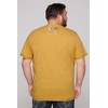 Camp David Mens Distressed V Shirt, Warm Sun