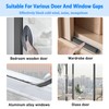 33 Ft Strong Adhesive Brush Weather Stripping for Sliding Windows