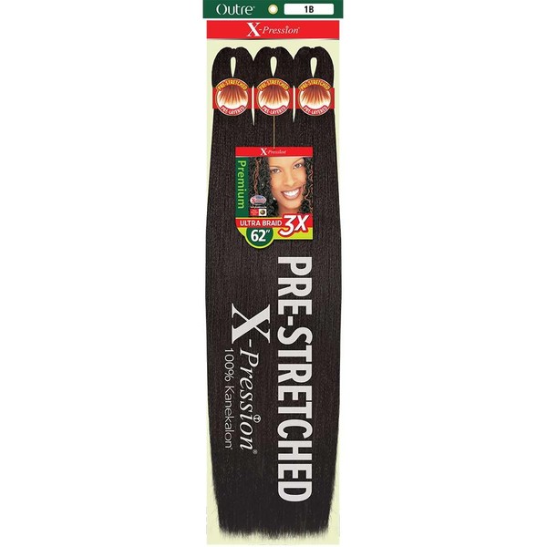 Outre X-Pression Braid - Pre Stretched Braid 62" 3X (1