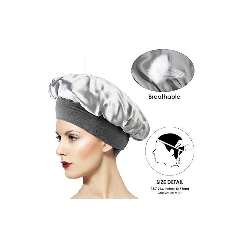 Yolispa 3 Piezas Gorra de Baño Mujer Impermeable | Gorro