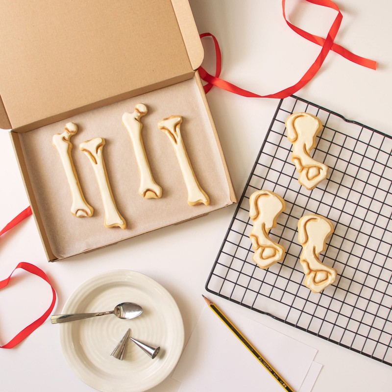 Set of 3 Cookie Cutters (Hip, Thigh & Shin Bones)