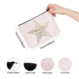 TSOTMO Hamilton Gift Broadway Musical Theatre Makeup Bag Musical Inspired Zipper Pouch Bag (Musical Hamilton)