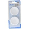Wave White Paint Dish Shallow Round Bottom/6 Piece Plastic Model Paint