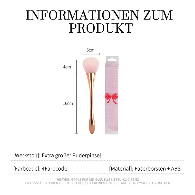 Qwesure Xixi Small Waist Large Makeup Brush Loose Powder Brush