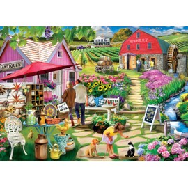 MasterPieces 550 Piece Jigsaw Puzzle for Adults, Family, Or Youth - Stone Mill Vineyards - 18"x24"