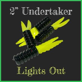 2” Crappie Undertaker Series - Top Secret Jig for Fishing at the Edge of the Known Waters 10Pk - Size: Lights Out