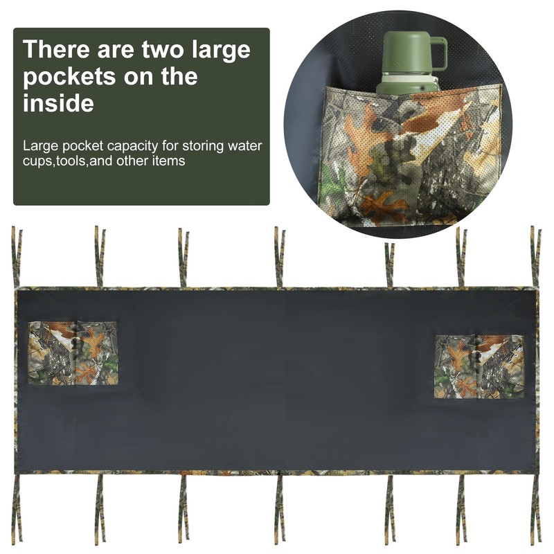 See Through Hunting Tree Stand Blind, Visible Ladder Stand Blind