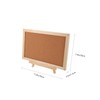 STOBOK Office Cork Board, Cork Board, Double-Sided, Tabletop, Decorative Board,