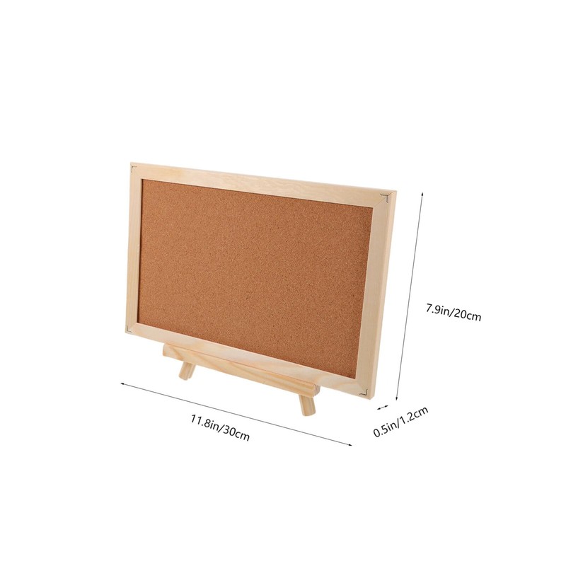 STOBOK Office Cork Board, Cork Board, Double-Sided, Tabletop, Decorative Board,