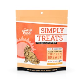 Simple Food Project The Freeze Dried Raw Cat Treats Grain Free, All Natural, with Just 1 Ingredient - Chicken Breast