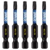 5 x Rennie Tools 50mm Long T20 TX20 Impact Screwdriver