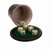 GICO Quality Dice Cup Large (Genuine Leather) XL Black with