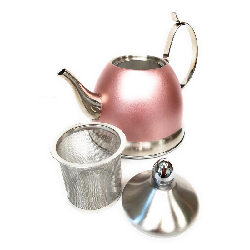Creative Home Nobili-Tea 1Qt Stainless Steel Tea Kettle With Removable