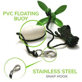 Gradient Fitness Marine Anchor, 3.5 lb Folding Anchor, Grapnel Anchor Kit for Kayaks, Canoes, (SUP) Paddle Boards, (Green, 3.5 lbs)