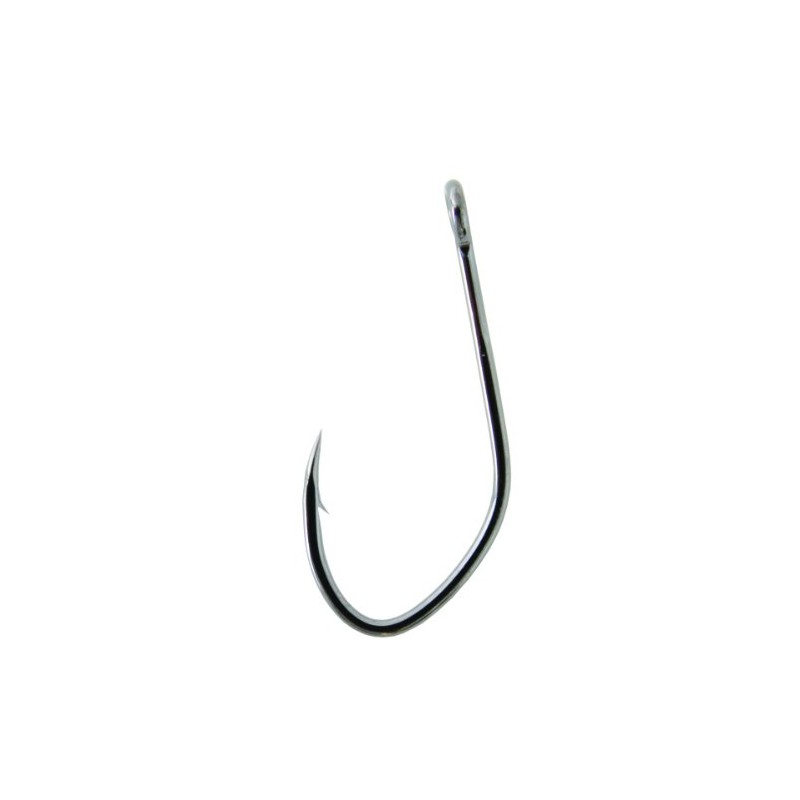 Gamakatsu 225916 Big River Bait Open Eye 6/0 Black
